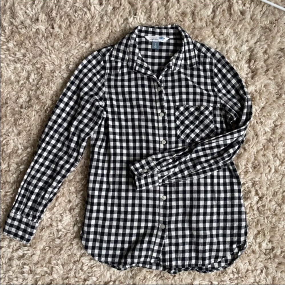 EUC Gingham Flannel
